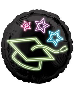 Congrats Grad! 18" Round Foil Balloon Anagram