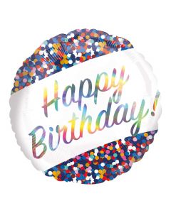SD-C: IRIDESCENT BIRTHDAY CONFETTI - 4128401