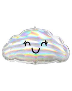 23"  Iridescent Cloud Foil Balloon Anagram