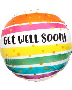 18c Get Well Bold Stripes Anagram