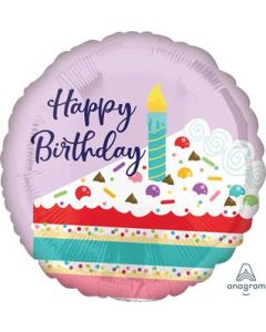 18" Water Color Birthday