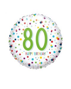 18": CONFETTI MILESTONE BIRTHDAY 80 - 4201801