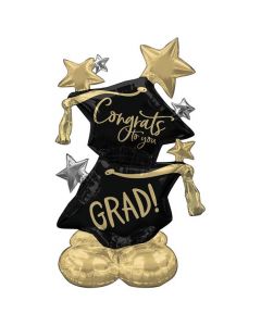 Airloonz: Congrats To You Grad Foil Balloon Anagram