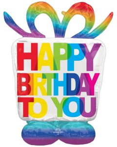 Airloonz: Birthday Present 38"/96cm x 42"106cm