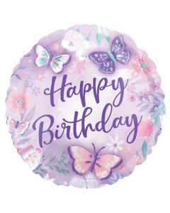 18" Flutter Happy Birthday  Anagram