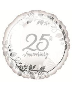 Happy 25Th Anniversary Foil Balloon