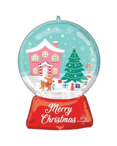 27" Nostalgic Wonderland Snowglobe SuperShape Foil Balloon Amscan