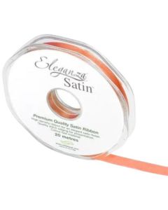 10mmx20m Coral Satin Ribbon Oaktree