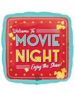 Movie Night Foil Balloon