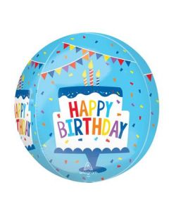 Orbz Happy Birthday Tiered Cake