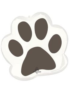 23" Pawsome Party Paw Print Anagram