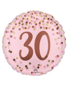 Pretty Pink 30Th Birthday Foil Balloon