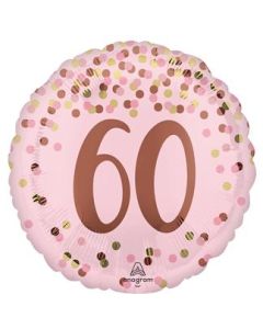 Pretty Pink 60Th Birthday Foil Balloon