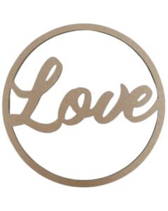 Love Sign 50cm MDF Prop (Hayden's Pop And Prop Shop)