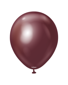 18" Mirror Burgundy 25ct Balloons - 11850160