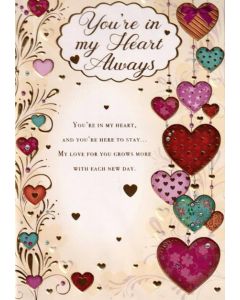You're In My Heart Always C50 Pk6 Xpress Yourself