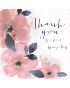 Thank You for your Sympathy Cards and Envelopes 6 pk of 6 Simon Elvin
