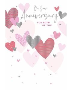 Your Anniversary C50 Pk6 Cards Simon Elvin