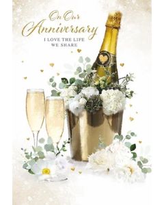 Our Anniversary C50 Pk6 Cards Simon Elvin