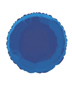 18'' PACKAGED ROUND ROYAL BLUE FOIL - 53334/1