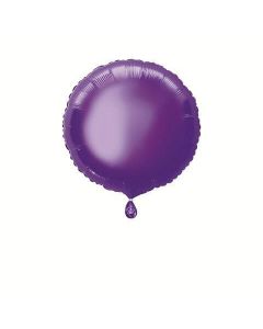 18''PACKAGED ROUND DEEP PURPLE FOIL - 53336/1