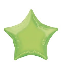 20" Lime Green Star Foil Balloon Unique