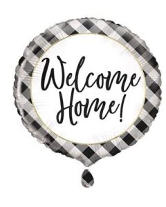 18" Welcome Home Round Unique