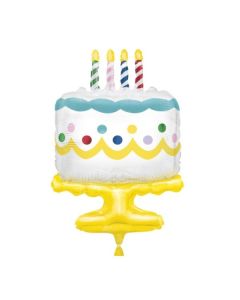 25" Birthday cake foil balloon Unique