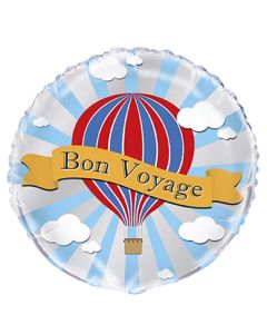 18" Packaged Hot Air Bon Voyage Balloon Unique