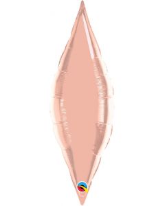 27" Rose Gold Taper Foil Balloon Unpackaged Qualatex