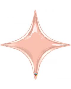 40" Rose Gold Starpoint Foil Balloon Unpackaged Qualatex