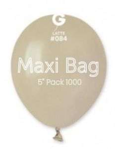 5" Pk1000 Maxi Bag Latte GemarUK