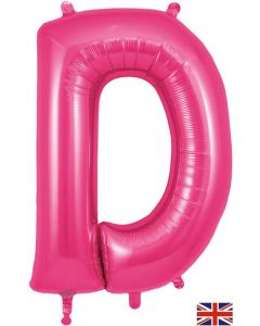 34" Letter D Pink