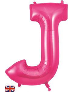 34" Letter J Pink