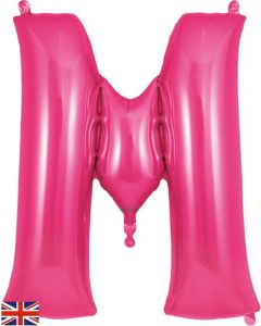 34" Letter M Pink