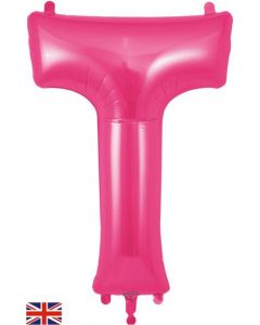 34" Letter T Pink