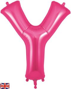 34" Letter Y Pink