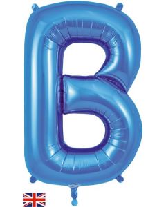 34" Letter B Blue