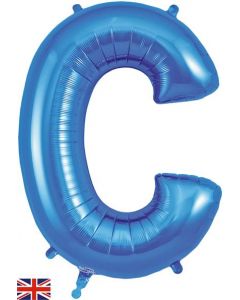 34" Letter C Blue