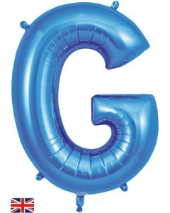 34" Letter G Blue
