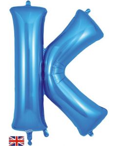 34" Letter K Blue
