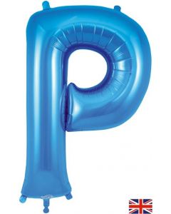 34" Letter P Blue