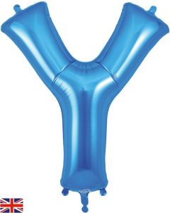 34" Letter Y Blue