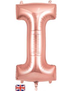 34" Letter I Rose Gold