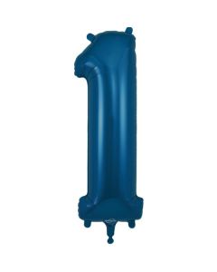 34" Number 1 Navy Blue Oaktree