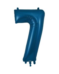 34" Number 7 Navy Blue Oaktree