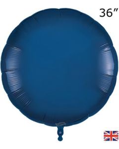 36" NAVY BLUE ROUND PACKAGED 608320