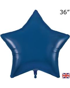 36" NAVY BLUE STAR PACKAGED 608337