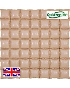 36" Matte Nude 7x7 Waffle Square Air Fill Foil Balloon (Packaged) Oaktree