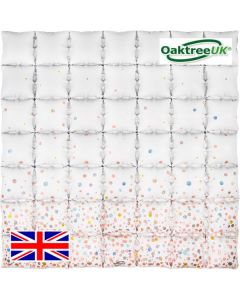 36" Sparkling Fizz Holographic Rose Gold 7x7 Waffle Square Air Fill Foil Balloon (Packaged) Oaktree
